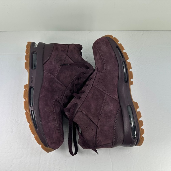 NEW NIKE AIR MAX GOADOME BROWN LEATHER HIKING BOOT/865031 602 MSRP $180 - Picture 3 of 11